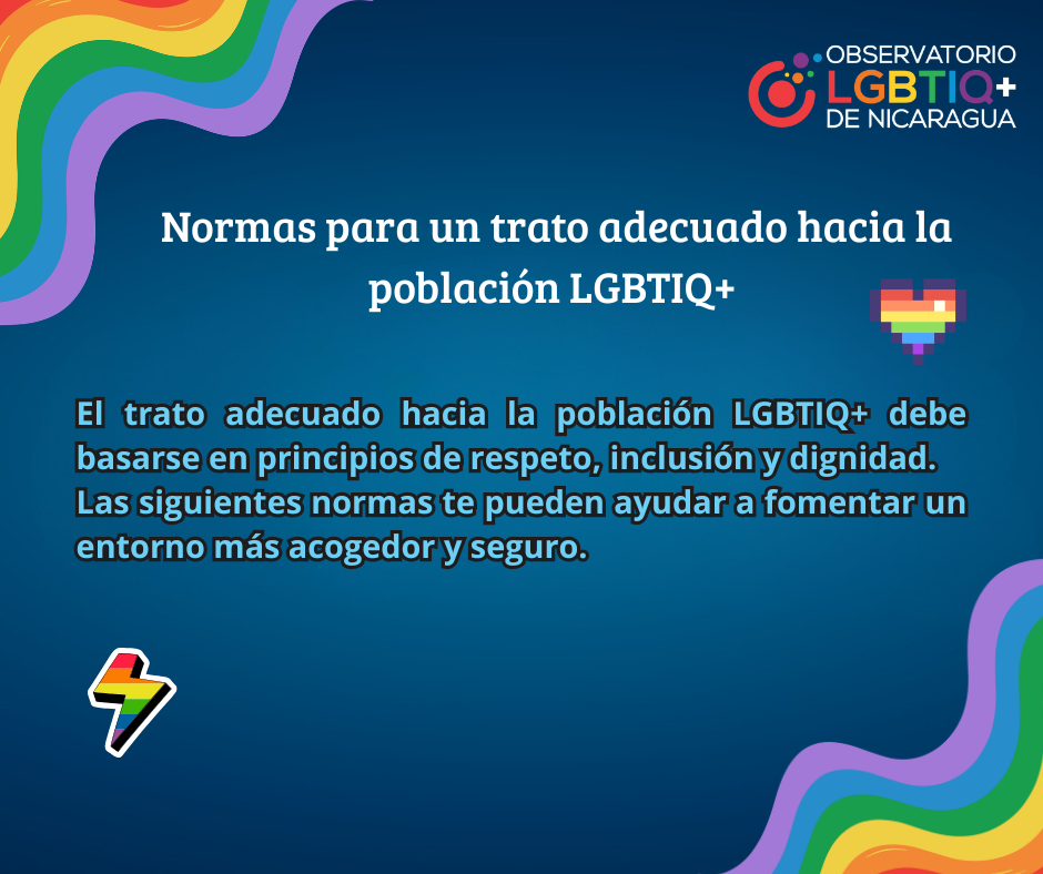 imagen alusiva a los derechos de las personas LGBTIQ+ en Nicaragua