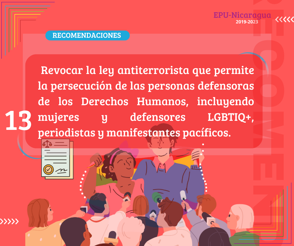 imagen alusiva a los derechos de las personas LGBTIQ+ en Nicaragua