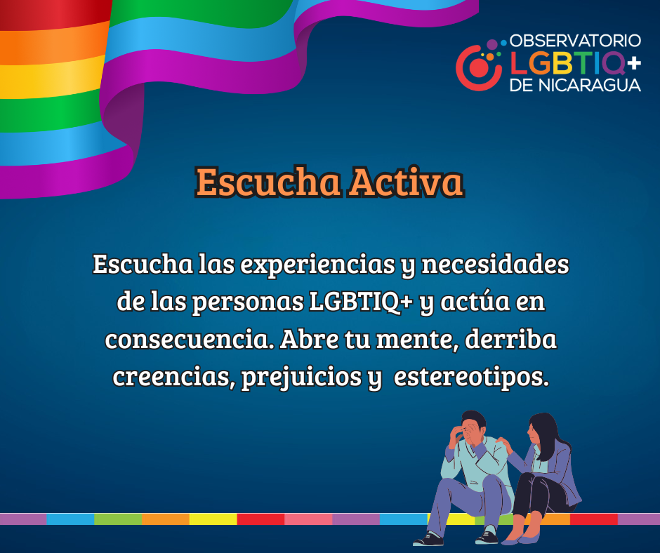 imagen alusiva a los derechos de las personas LGBTIQ+ en Nicaragua