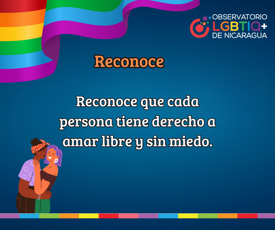 imagen alusiva a los derechos de las personas LGBTIQ+ en Nicaragua